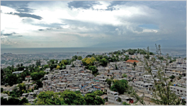 Vue aérienne de Port-au-Prince, Haïti